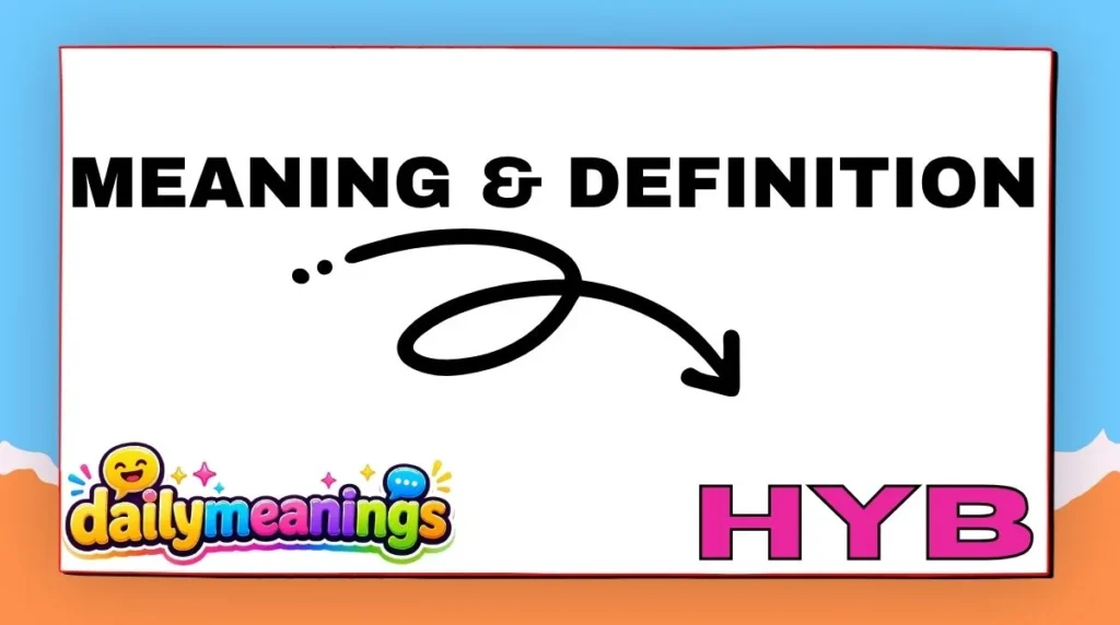 Meaning & Definition of HYB
