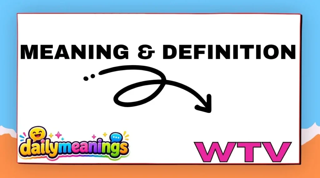 Meaning & Definition of WTV
