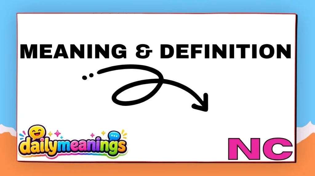 Meaning & Definition of NC