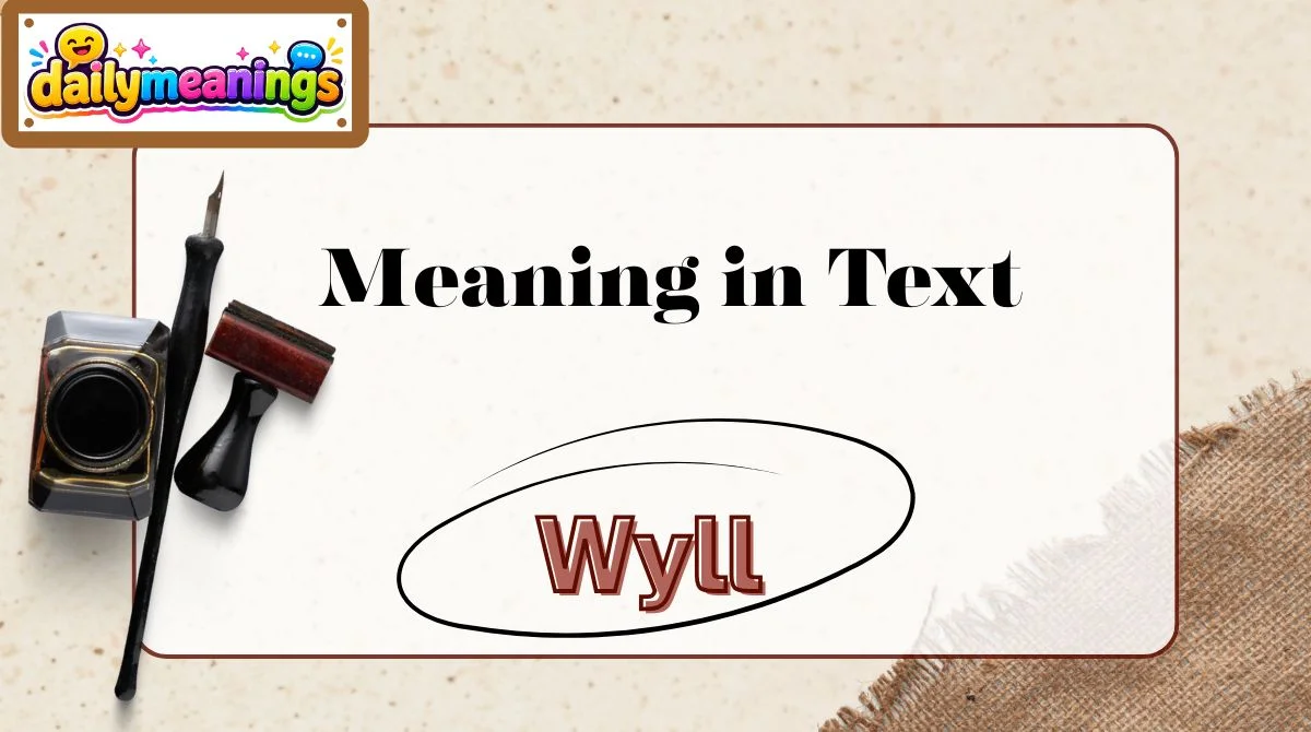 Wyll Meaning in Text