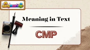 CMP Meaning in Text