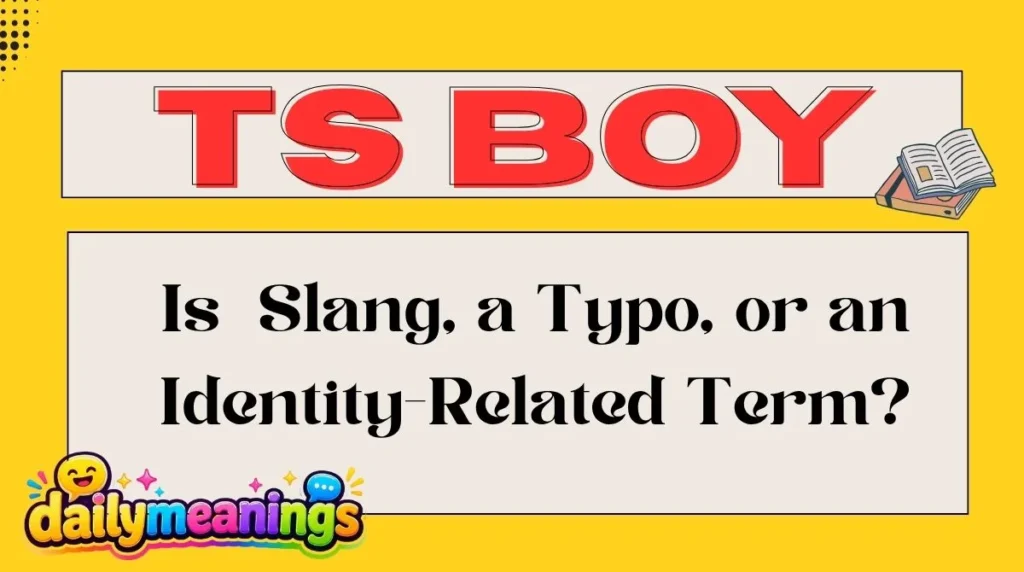 Is “TS Boy” Slang, a Typo, or an Identity-Related Term?“TS boy” can be slang, a typing shortcut, a typo, or an identity-related expression depending on where and how it is used. In fast online conversations, users sometimes shorten “this” to “ts,” while others use “TS” as slang for “this shit.” In another context, TS may appear in older gender-related terminology, although “trans boy” or “transgender boy” is generally clearer and more respectful. Sometimes the phrase may simply result from autocorrect or rushed typing. Because these possibilities are very different, readers should never assume one meaning automatically. The surrounding conversation should always determine the most likely interpretation.