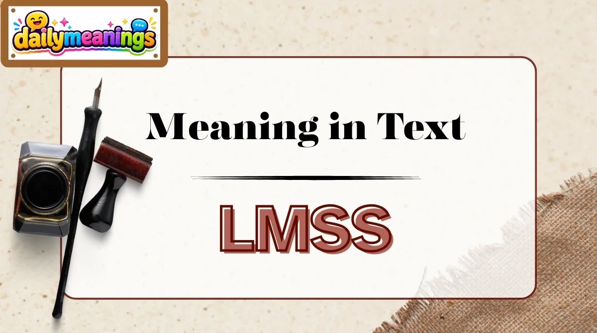 LMSS Meaning in Text