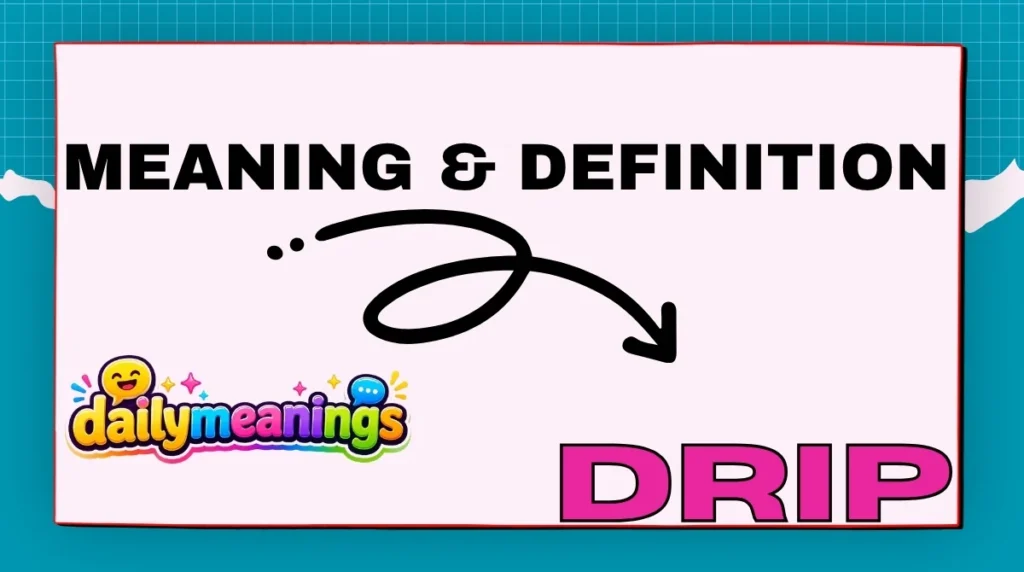 Meaning & Definition of Drip