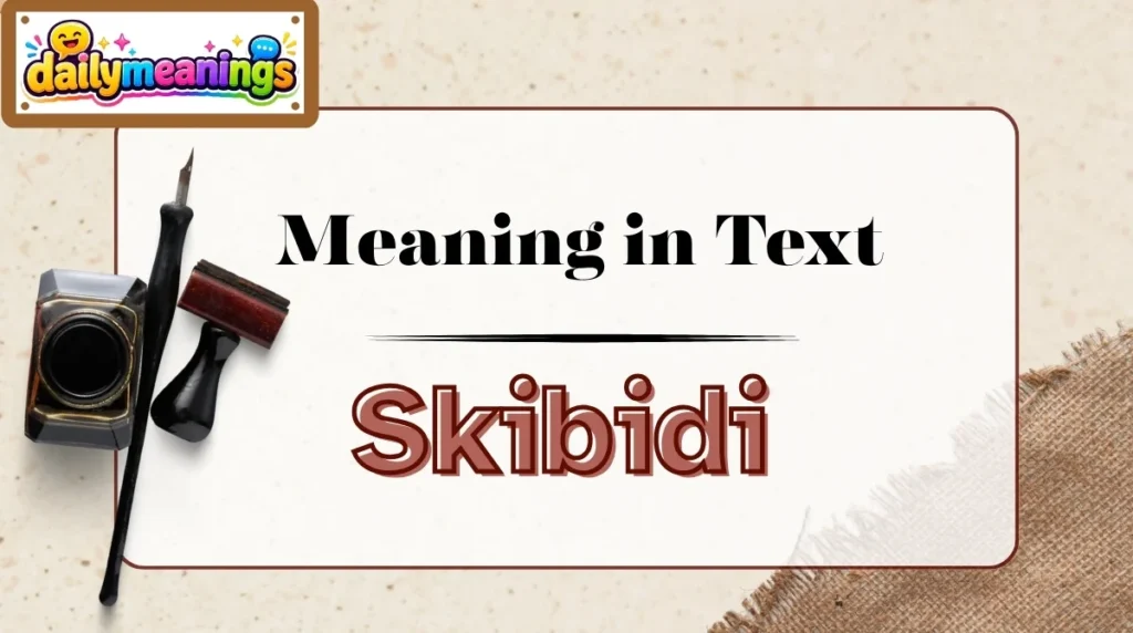 Skibidi Meaning Slang