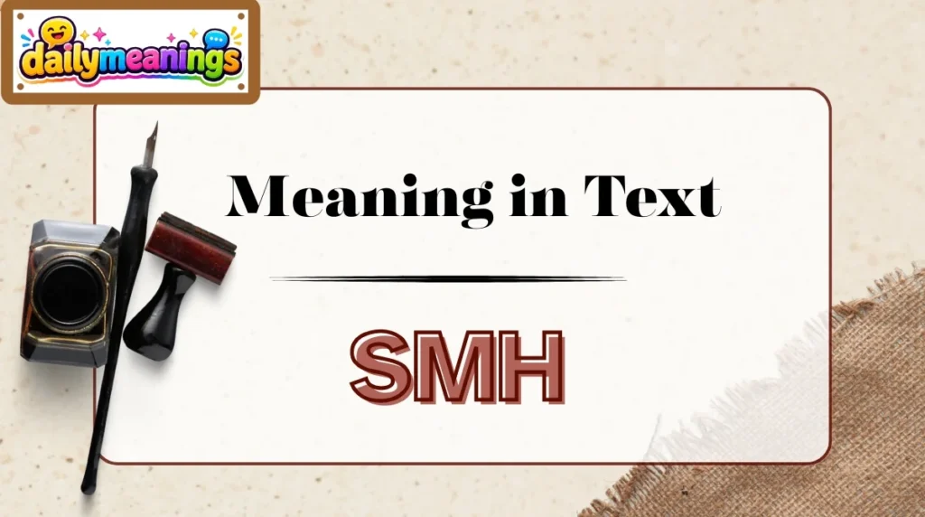 SMH Meaning in Text