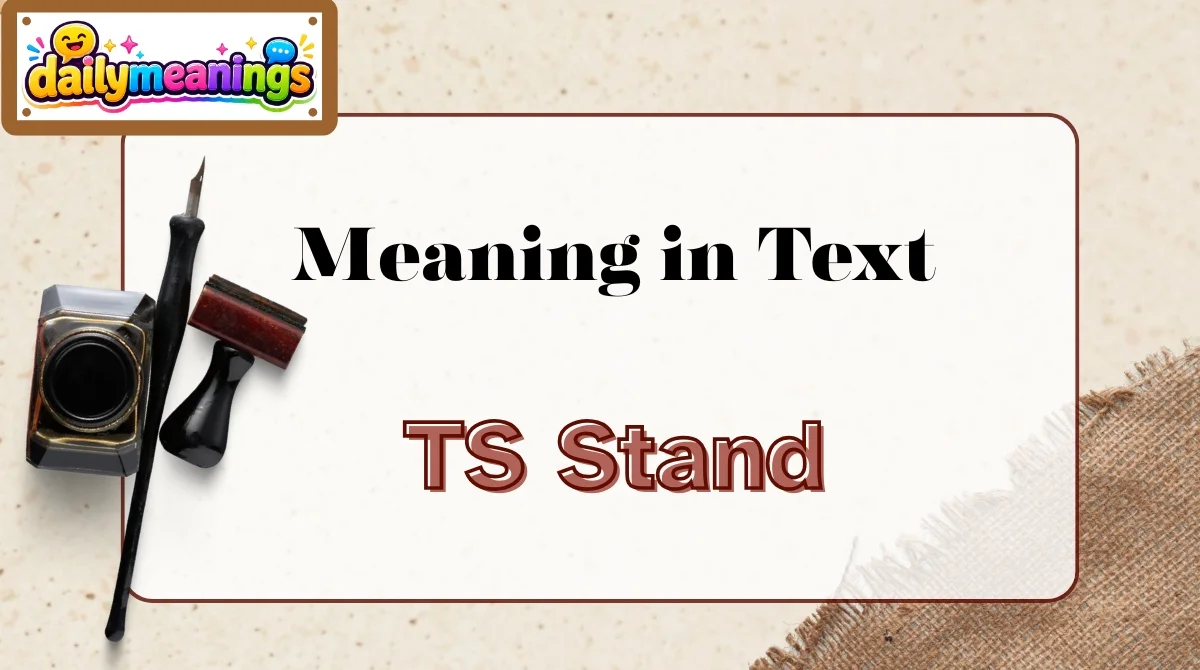 What Does TS Stand for in Text