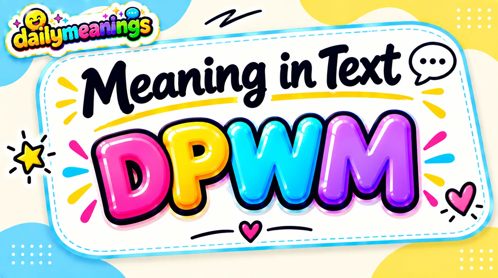 DPWM Meaning in Text