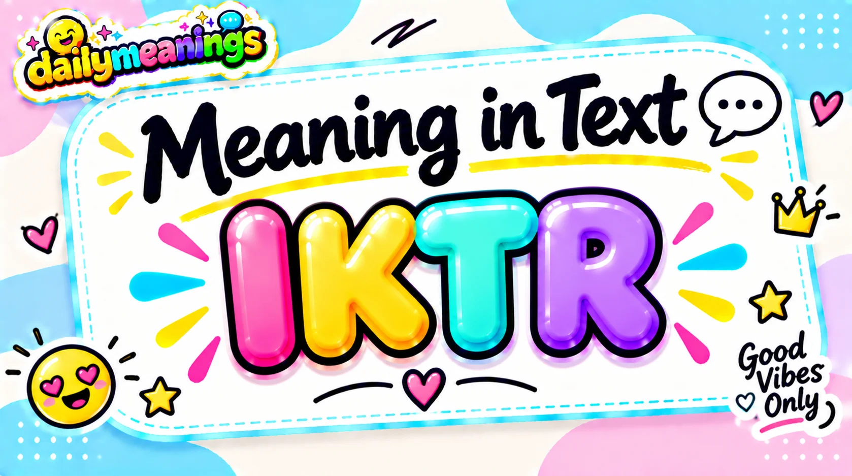 IKTR Meaning in Text