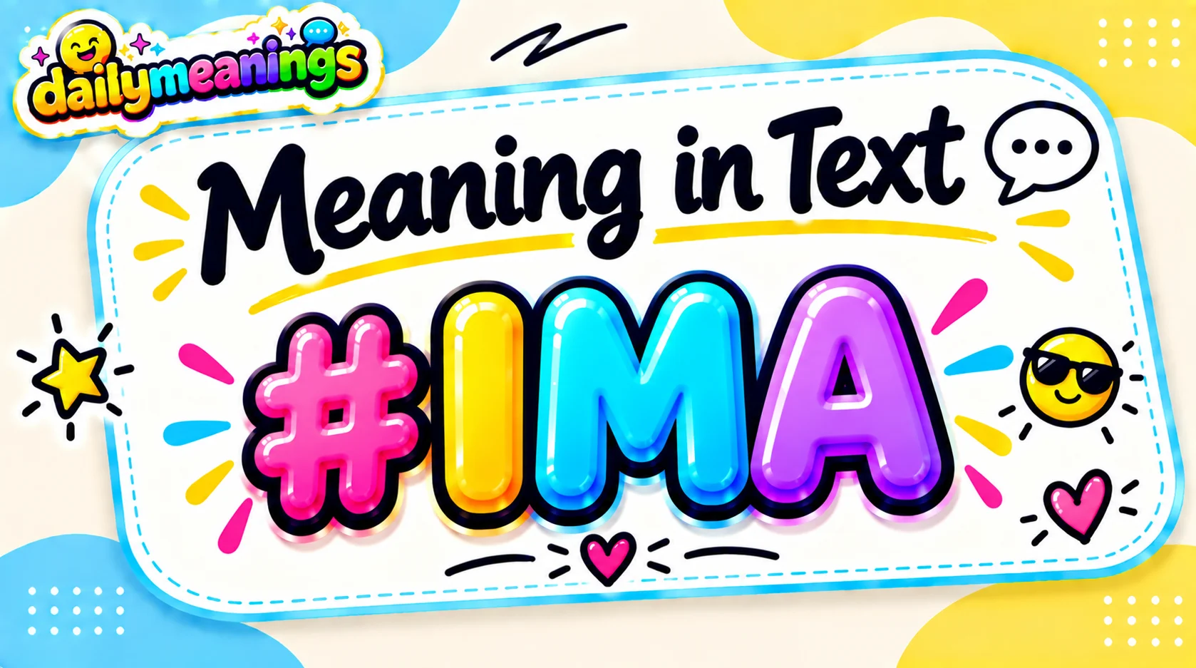 IMA Meaning in Text