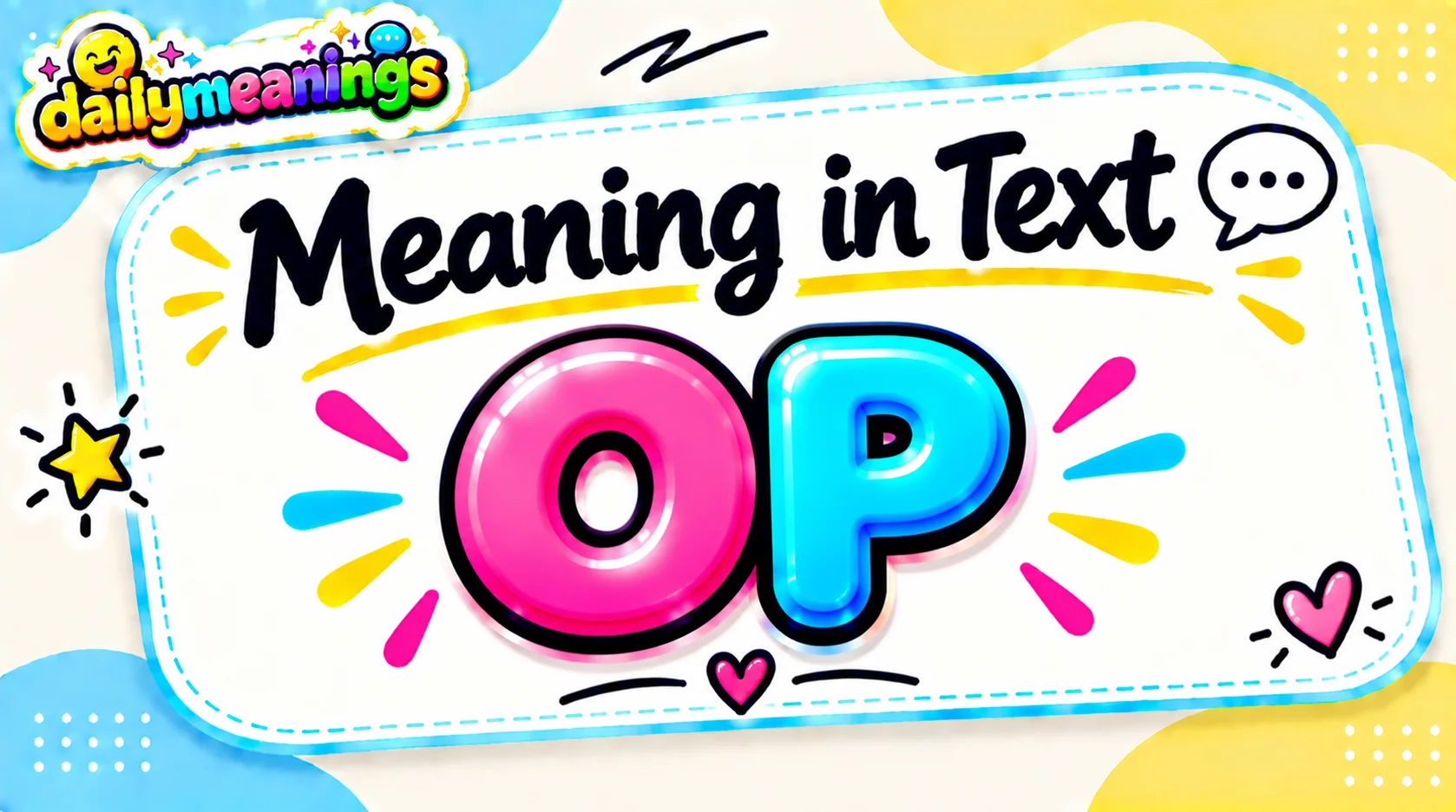 OP Meaning Slang