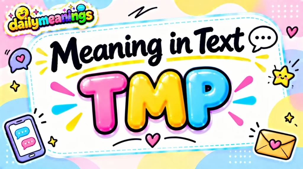 TMP Meaning in Text