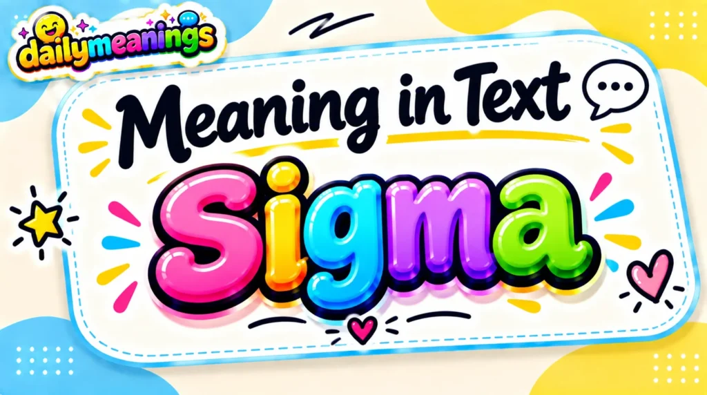 What Does Sigma Mean