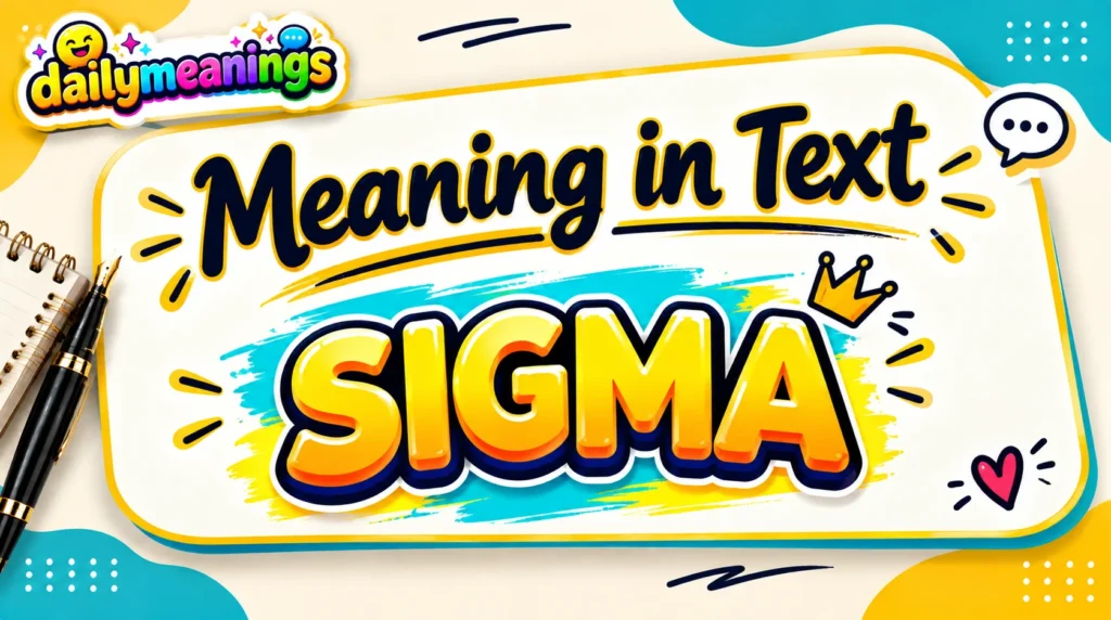 What Does Sigma Mean in Slang