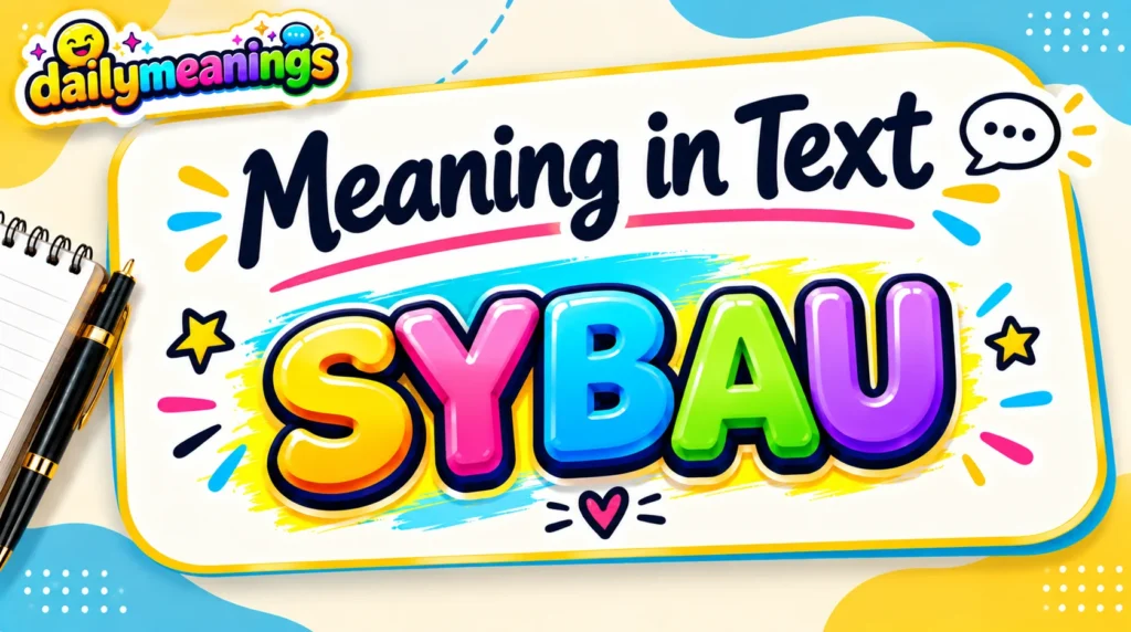 What Does SYBAU Mean