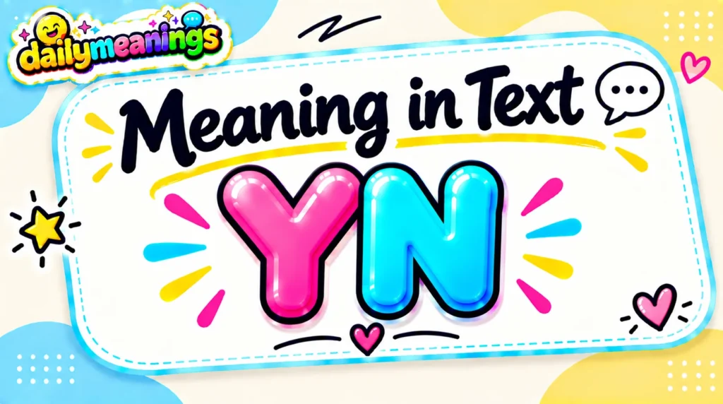 YN Meaning Slang