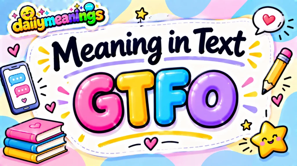 GTFO Meaning in Text