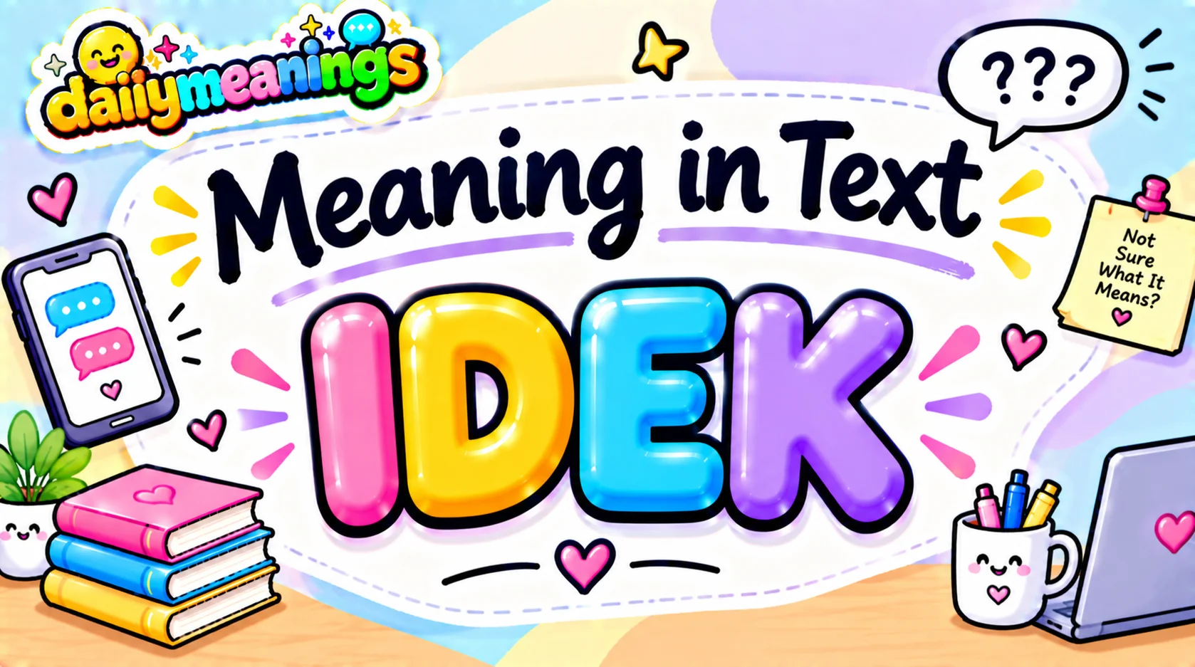 IDEK Meaning in Text