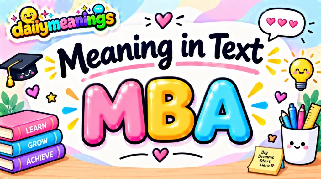 MBA Full Form