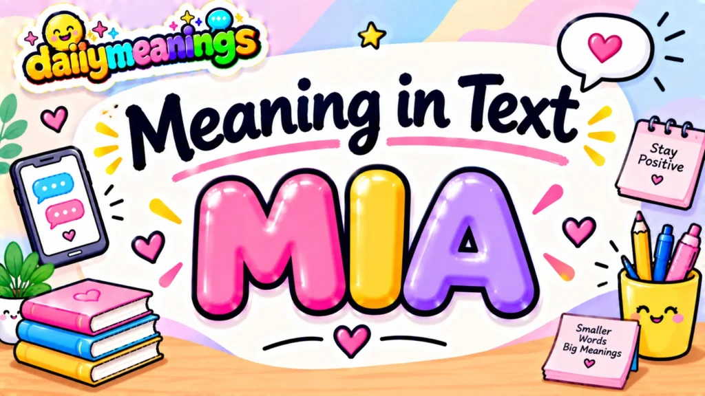 MIA Meaning in Text